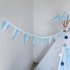 Гирлянда из 8 флажков Blue Stripes, Арт. vv050108