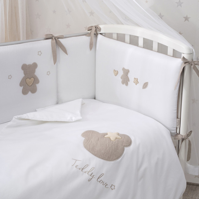 Комплект TEDDY LOVE 6 предметов песочный