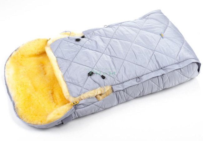 Детский меховой конверт из натуральной овчинки Ramili Baby Classic Grey Детский меховой конверт из натуральной овчинки Ramili Baby Classic Grey